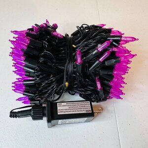 Halloween 300 LED String Lights Purple Multiple Lighting Modes Halloween Decor